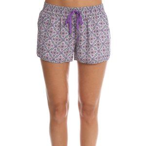 Joie Silk Tile Print Shorts